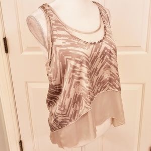 NWT Lauren Conrad Asymmetrical Top M